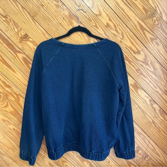 AG Denim Indigo Capsule The Wedge Sweatshirt - Picture 5 of 7